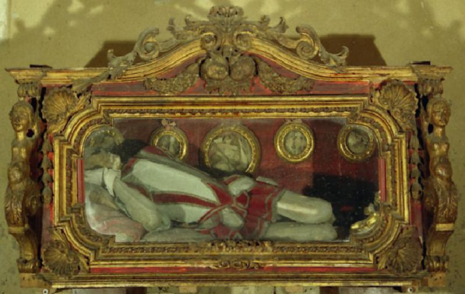 Urna san Felice martire -  St. Felice martyr’s urn, sec. XVII - basilica cattedrale agrigento